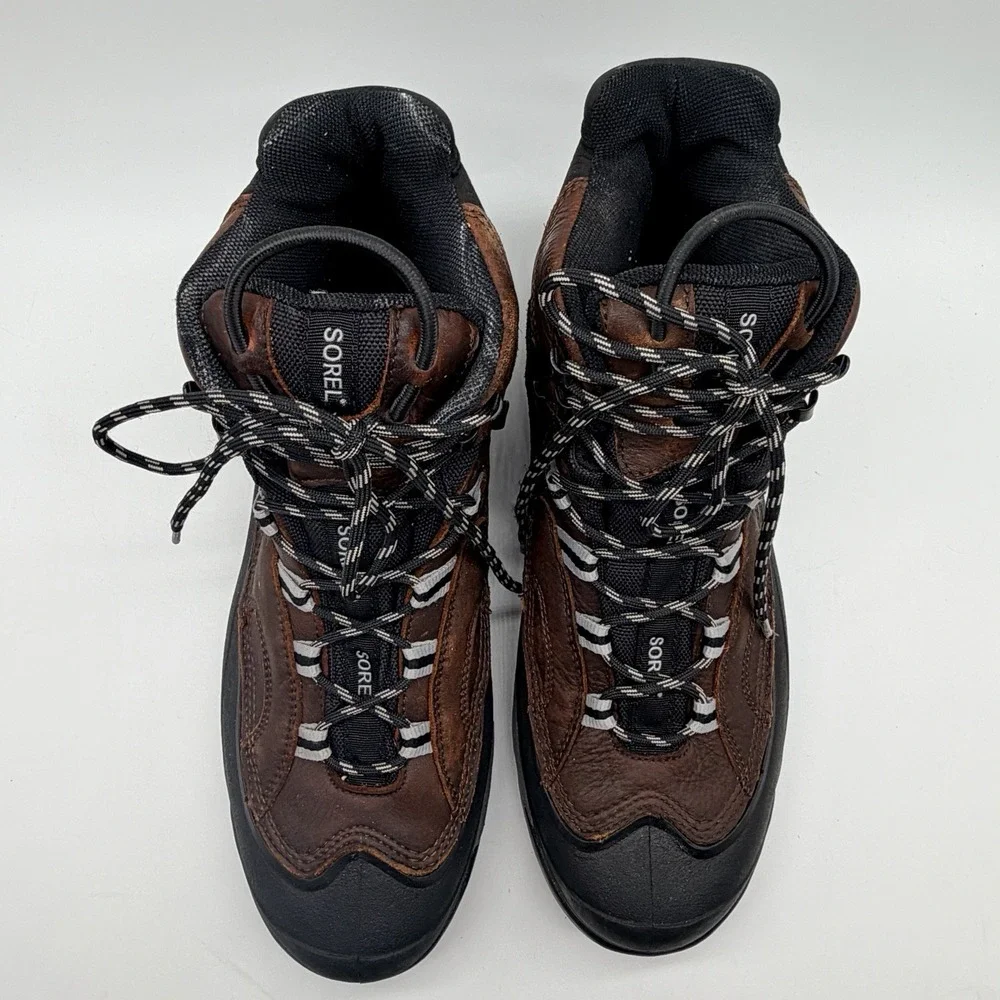 Sorel Asystec Hiking Boots Men's Size 12 Brown Outdoor Shoes Waterproof